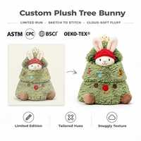 Peluche de Noël personnalisée en gros, directement de l'usine, jouet en peluche, poupée en peluche, décoration de Noël pour la maison, cadeau promotionnel de Noël en peluche