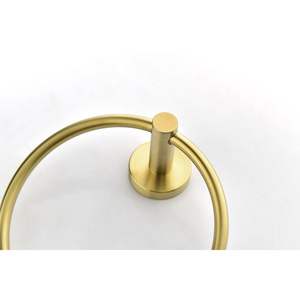 Ensemble de quincaillerie de salle de bain moderne en alliage de zinc nickelé, fixation murale, usage domestique - Product Image 5