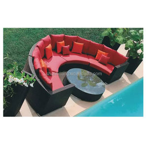 Neue stil garten rattan sofa sectional outdoor aluminium sofa sets - Product Image 1