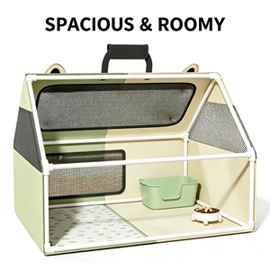 Grande <span class=keywords><strong>maison</strong></span> <span class=keywords><strong>de</strong></span> maternité pliable pour chat avec maille respirante, chambre d'accouchement portable pour animaux <span class=keywords><strong>de</strong></span> compagnie pour la grossesse et l'allaitement des chatons - Product Image 5