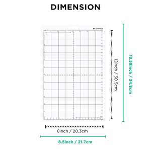 Tapis de Découpe à Adhérence Standard Diylobby pour <span class=keywords><strong>Cricut</strong></span>, Lot de 3 Tapis de Découpe 8x12 pouces en PVC pour <span class=keywords><strong>Cricut</strong></span> <span class=keywords><strong>Maker</strong></span> 3 - Product Image 6