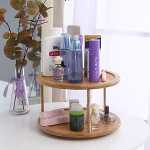 Maison Bambou Bois Antidérapant Spinner pour Cuisine Garde-Manger Réfrigérateur Placards ou Comptoir Organisateur Rotatif étagère à épices - Product Image 6