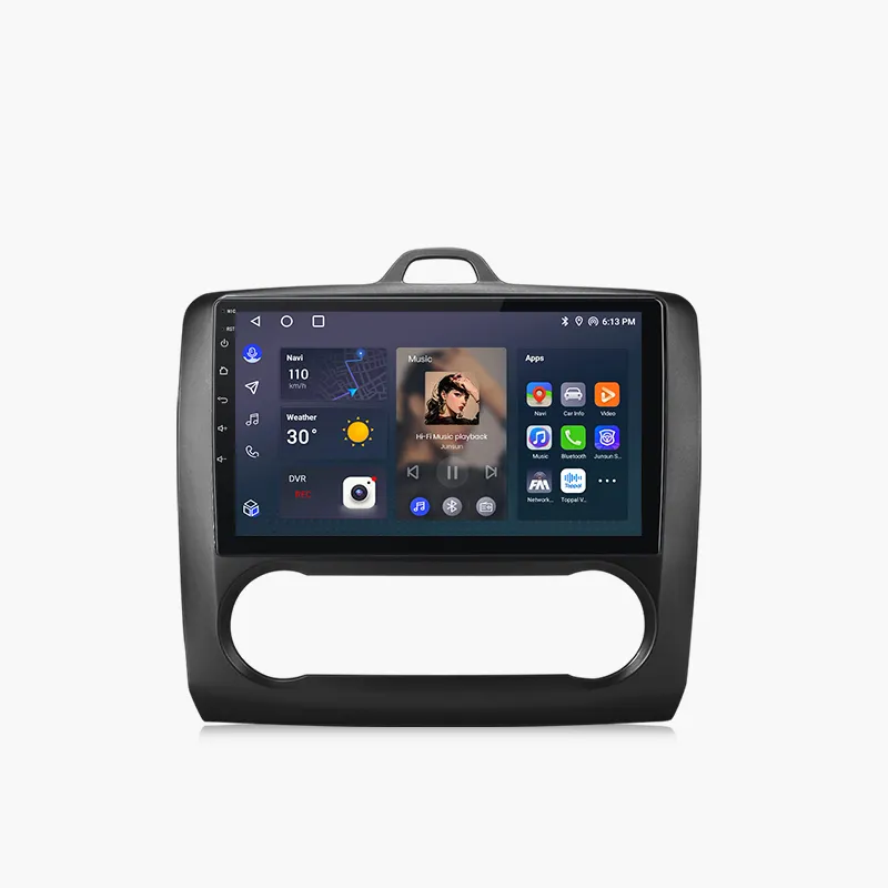 Junsun EU Stock Car Autoradio Multimedia Player Video für Ford Focus 2 Mk2 2004-201 Auto Wireless CarPlay Android Auto Navigation