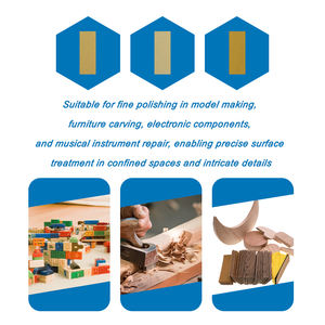 71 Uds. Hoja de lijado de oro con bloque de lijado manual hoja de papel abrasivo Kit de papel de lija rectangular para el cuidado del automóvil pulido de madera <span class=keywords><strong>y</strong></span> Metal - Product Image 6