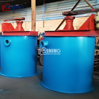 Tanque de Lixiviación de Oro Portátil y Fijo de 260 KG, Equipo de Minería Industrial con Motor AC y 1 Año de Garantía