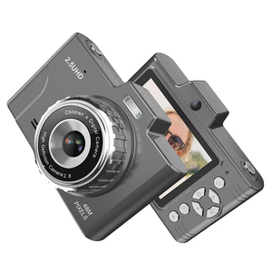 Cámara de Vlogging de 48MP 2.5K, Cámara Digital HD de 2.4 Pulgadas 48MP 1080P, Zoom 8X, Cámara de Video Retro CCD para Estudiantes, Niños, Viajes y Fotografía - Product Image 1