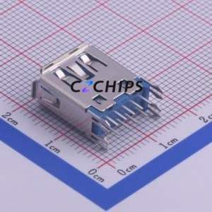 GSB412137CHR USB Connector Through hole Component (THT) Connector Type-A USB 3.1 Female Through Hole - Product Image 2