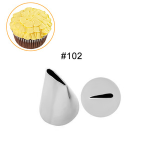 Hmzcn Stainless Steel Piping Nozzles 101 102 103 104 352 For Cake Decorating Flower Leaf Baking Tools - Product Image 3