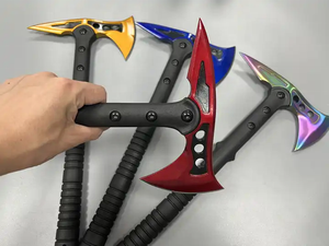 Tốt nhất bán thép không gỉ cắm trại Survival tự vệ công cụ Multitool rìu đầy màu sắc rìu Tomahawk Rìu - Product Image 5