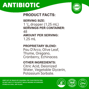 Gouttes antibiotiques douces pour chiens pour la santé digestive et le soutien immunitaire à action rapide, saveur bacon - Product Image 3