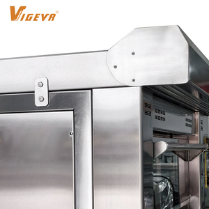 Four électrique commercial à <span class=keywords><strong>3</strong></span> étages et 6 plateaux avec modes vapeur/sans vapeur, convection à air forcé pour la cuisson du pain, le rôti de poulet, les biscuits - Product Image 3