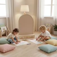 Tableau magnétique en bois avec tiroir, tableau noir portable écologique pour enfants, écriture, art déco