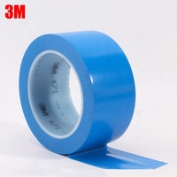 Ruban adhésif vinyle 3M 471, sensible à la pression, activé par l'eau, en PVC, simple face, pour marquage au sol, flèches, points, sécurité entrepôt 5S