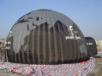 Tente de projection gonflable pour événements et fêtes 360 Fulldome, dôme de planétarium gonflable, écran de projection portable