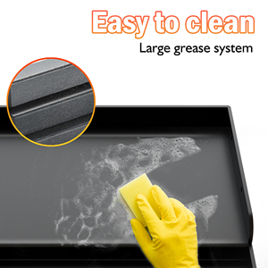 Plaque <span class=keywords><strong>de</strong></span> cuisson plate antiadhésive en gros avec poignées pour barbecue à gaz, <span class=keywords><strong>pièces</strong></span> <span class=keywords><strong>de</strong></span> <span class=keywords><strong>rechange</strong></span> pour grillades - Product Image 5