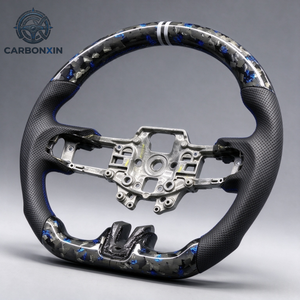 Volante Deportivo de Fibra de Carbono Forjado a Medida con 3 Radios para Mustang GT S650 Ecoboost S550 2018-2023 - Product Image 4