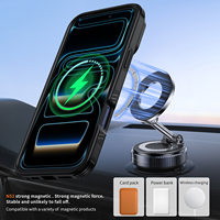 Coque de protection latérale antidérapante à rainures, avec support rotatif pour appareil photo coulissant, pour iPhone 17/Air/17 Pro/17 Pro Max