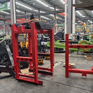 รถเครนติดรถบรรทุกขนาดเล็ก 2 ตัน พร้อมอุปกรณ์จับอิฐแบบไฮดรอลิก บูมพับได้ สำหรับงานก่อสร้างอิฐ - Product Image 6