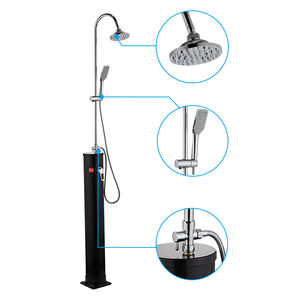 BONNY Kit de <span class=keywords><strong>douche</strong></span> portable noire durable de haute qualité pour la maison <span class=keywords><strong>Douche</strong></span> solaire pour <span class=keywords><strong>piscine</strong></span> de jardin extérieur - Product Image 3