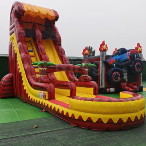 Toboggan aquatique gonflable Jungle Gorilla avec structure de saut pour enfants, idéal pour les fêtes <span class=keywords><strong>en</strong></span> plein air - Product Image 4