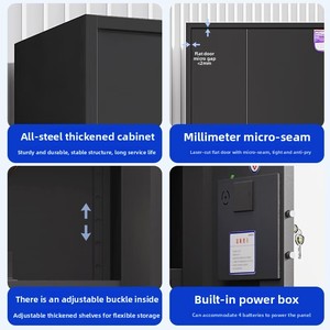 Tủ an ninh thép điện tử với phần Kép Dày và bảo vệ mật khẩu để lưu trữ dữ liệu văn phòng - Product Image 2