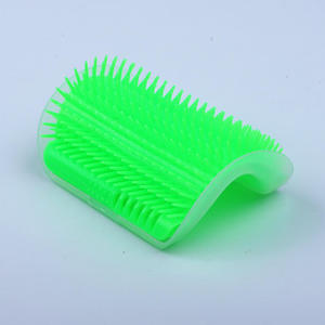 Cepillo de belleza para gatos con esquina para rascado, cepillo de aseo para gatos con bolsa de hierba gatera, cepillo de masaje y aseo para gatos para esquina de pared - Product Image 3