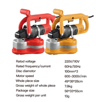Machine à meuler les bords sans poussière à trois têtes portative 220v Machine à polir le béton Disponible à la vente