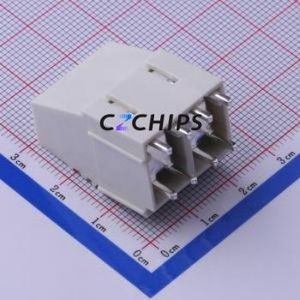 KFB-1016-10.16-2P Screw Terminal Block Through hole Component (THT),P=10.16mm Connector 1x2P 10.16mm Gray Through Hole - Product Image 2