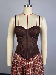 <span class=keywords><strong>Ensemble</strong></span> deux pièces pour femme STOCK Print, <span class=keywords><strong>haut</strong></span> corset <span class=keywords><strong>et</strong></span> <span class=keywords><strong>jupe</strong></span> longue, grandes tailles, vêtements streetwear, S-2XL - Product Image 5