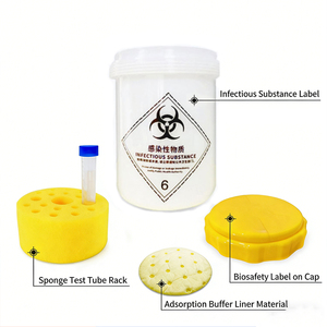 Caja de Transporte Refrigerada Portátil de Seguridad Biológica de PP de 20L para Muestras de <span class=keywords><strong>Sangre</strong></span> Médicas, Senderismo al Aire Libre - Product Image 5