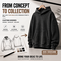 Luxus-Herren-Hoodie-Herstellungsservice |   300-500GSM Schweres Fleece-Gewebe |   Maßgeschneiderte OEM-Streetwear-Design- und Entwicklungsfabrik