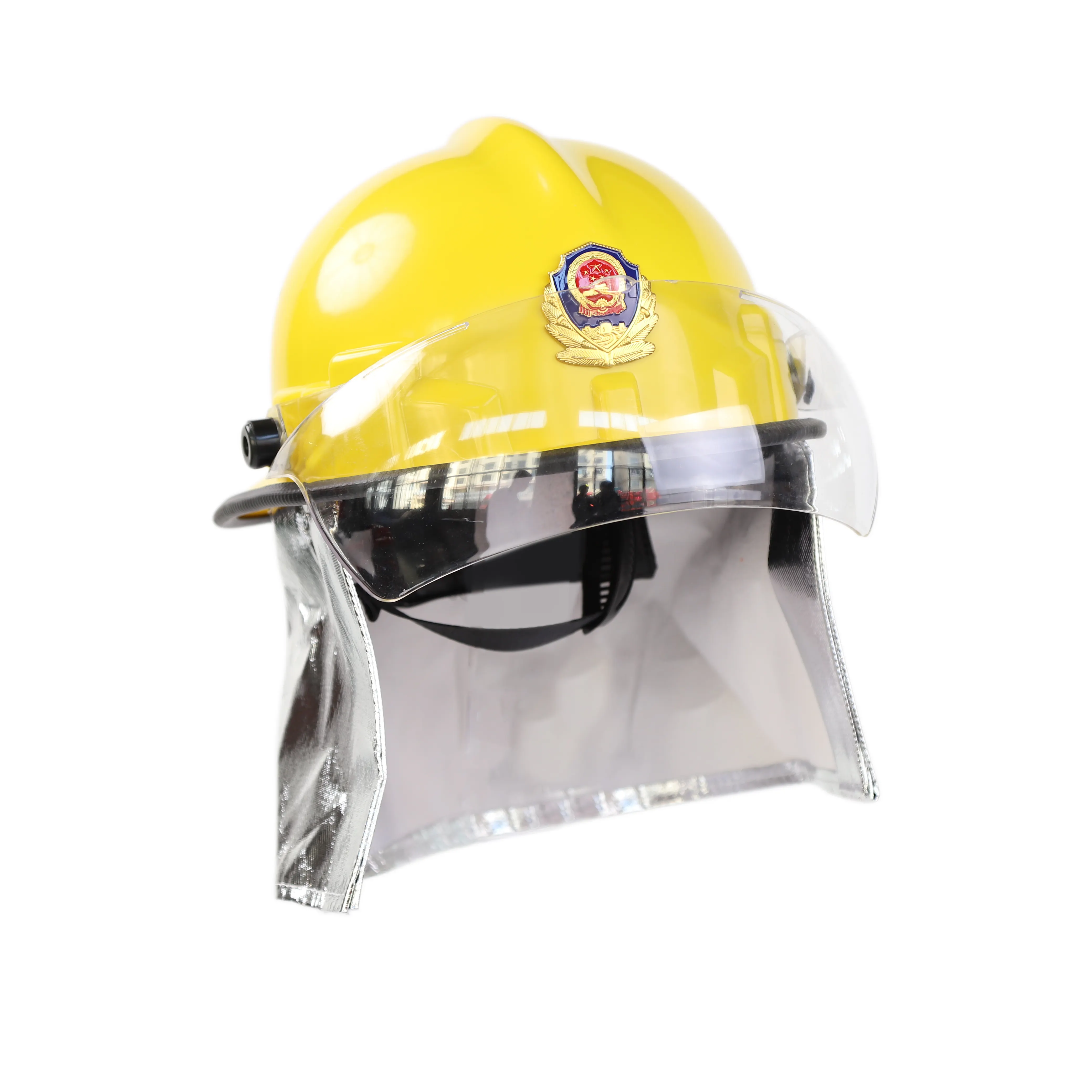 Casco de seguridad contra incendios, equipo de bomberos, venta al por mayor de fábrica