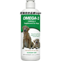 Huile de poisson pour animaux de compagnie, chats, chiens, oméga-3 de haute mer, vitamines liquides, complément alimentaire, soin de la peau, nutrition des poils, soin de santé, toutes les étapes de vie, OEM