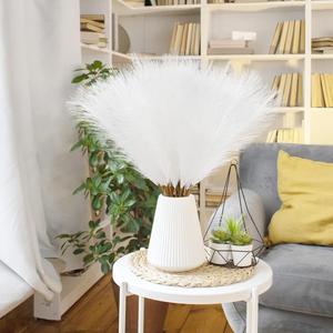 55cm 10 Uds esponjoso Pampas hierba caña Boho <span class=keywords><strong>flores</strong></span> decorativas plantas caña simulacro boda fiesta hogar Decoración escaparate flor Artificial - Product Image 3