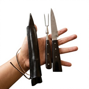 Ensemble de couteaux de cuisine médiévaux faits à la main pour les détaillants - Product Image 1