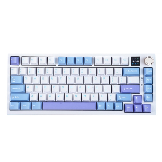MK75 Plus Customized Mechanical Keyboard Hot Swappable 75% Layout Like Aula F75 Keyboard