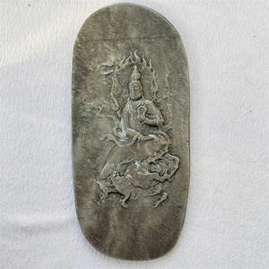 Bouddha en obsidienne bouddha et argent, pierre de cristal naturel, 1000 mains, vente en gros - Product Image 5