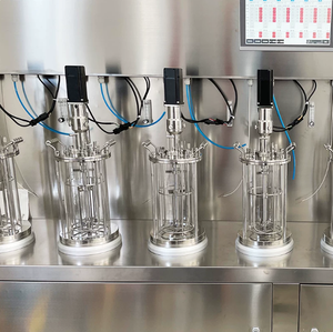 实验室生物发酵系统发酵罐生物反应器反应釜控制装置，用于哺乳动物细胞培养50L - Product Image 4