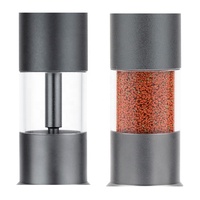 Distributeur de nourriture manuel en alliage d'aluminium pour poissons rouges, betta et carpes - Accessoire d'aquarium de type presse
