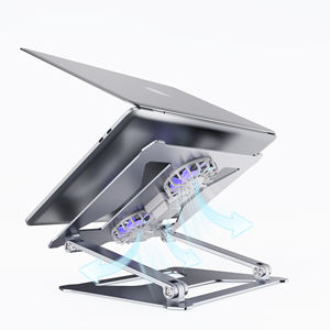 <span class=keywords><strong>Support</strong></span> d'ordinateur portable de bureau en métal à hauteur réglable avec ventilateur frais pliable pour bureau salle de bain <span class=keywords><strong>cuisine</strong></span> pour <span class=keywords><strong>support</strong></span> de <span class=keywords><strong>tablette</strong></span> PC - Product Image 4