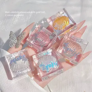 Iluminador de cristal de blush bitom, atacado, fácil de colorir 3d, paleta de maquiagem, fornecedor