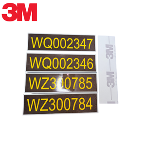 สติกเกอร์สะท้อนแสงเกรดเชิงพาณิชย์ 3M 610C ของแท้ ขนาดสั่งทำได้ ป้ายจราจรสะท้อนแสงสำเร็จรูป - Product Image 1