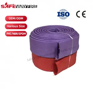 中国制造商1.5英寸2英寸聚氯乙烯单层安格斯消防软管带联轴器