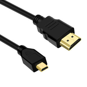 Câble <span class=keywords><strong>Micro</strong></span> <span class=keywords><strong>HDMI</strong></span> noir OEM 4K 60Hz câble <span class=keywords><strong>Micro</strong></span> <span class=keywords><strong>HDMI</strong></span> plaqué or 1M 2M <span class=keywords><strong>3M</strong></span> 5M 10M - Product Image 2