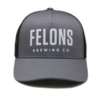 Gorra de Béisbol de Color Sólido de Alta Calidad, Logotipo Serigrafiado, Gorra Trucker Ajustable de 5 Paneles con Malla Transpirable en la Parte Trasera
