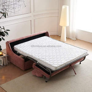 Canapé-lit convertible OEM 3 places, double usage, petit, moderne, en tissu, pliable, pour salon, appartement, hôtel - Product Image 1