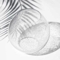 Abat-jour en verre soufflé artisanal en forme de globe terrestre, accessoires d'éclairage pour hôtels et gîtes, vente en gros