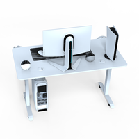 Bureau exécutif élégant/bureau de jeu avec mécanisme hydraulique pour un réglage en douceur de la hauteur et une apparence élégante