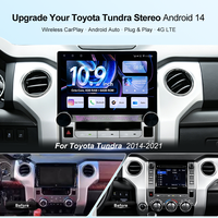Autoradio Android 10,9 pouces 1073D universel avec CarPlay sans fil, Android Auto, DSP, GPS, WiFi, BT, lecteur multimédia