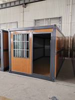 Maison mobile préfabriquée modulaire extensible sur roues, conteneur pliable, mini-maison, supermarché, salon